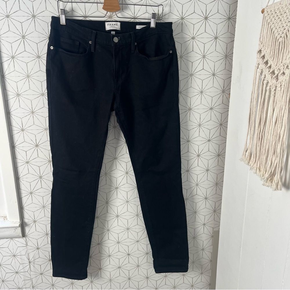 FRAME Men’s Black Le Homme Skinny Jean